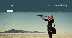 Desktop Screenshot of concept-marketing.de