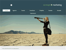 Tablet Screenshot of concept-marketing.de